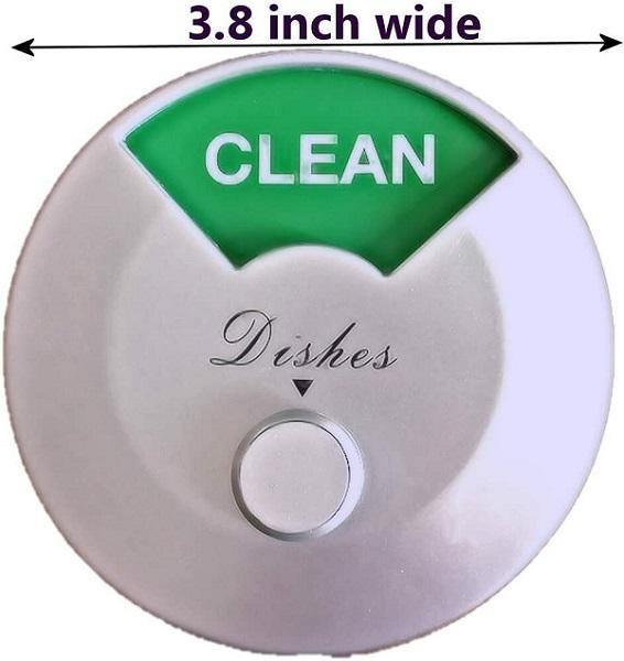 Home Medley Home Essentials Home Medley Dishwasher Magnet Clean Dirty Sign, Round and Rotating Design, Non-Scratching Magnet and 3M Adhesive Stickers, Perfect Kitchen Gadgets for All Dishwashers (White) FREE SHIPPING!!