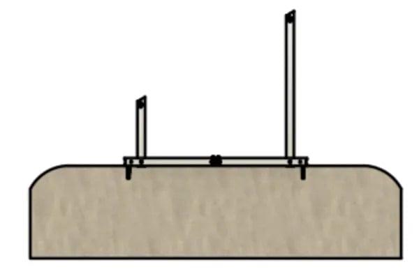 IntegraRack Solar Energy Kits Concrete Slab/Footing Anchor Bolt Mounting System