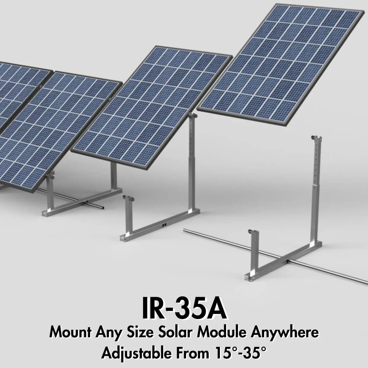 IntegraRack Solar Energy Kits IntegraRack  IR-35 Adjustable BallastRack™ Racking System (Single  Frame)