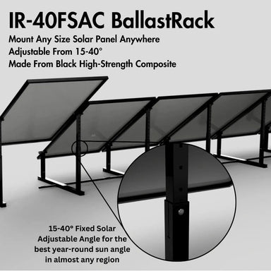 IntegraRack Solar Energy Kits IntegraRack IR-40FSAC BallastRack Solar Module Racking System