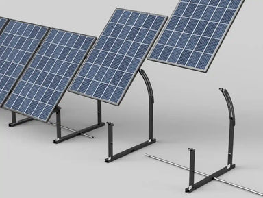 IntegraRack Solar Energy Kits Integrarack IR-45ASAB Adjustable Seasonal Angle BallastRack™ Solar Module Racking System