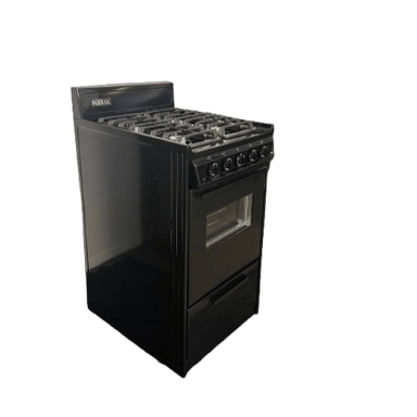 Kodiak Propane Range /Stove Kodiak 20" Propane Range (Black) - Battery Ignition with Cast Iron Grates