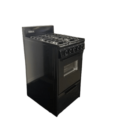 Kodiak Propane Range /Stove Kodiak 20" Propane Range (Black) - Battery Ignition with Cast Iron Grates