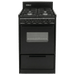 Kodiak Propane Range /Stove Kodiak 20" Propane Range (Black) - Battery Ignition with Cast Iron Grates