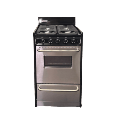 Kodiak Propane Range /Stove Kodiak 20" Propane Range (Stainless Steel) - Battery Ignition with Cast Iron Grates