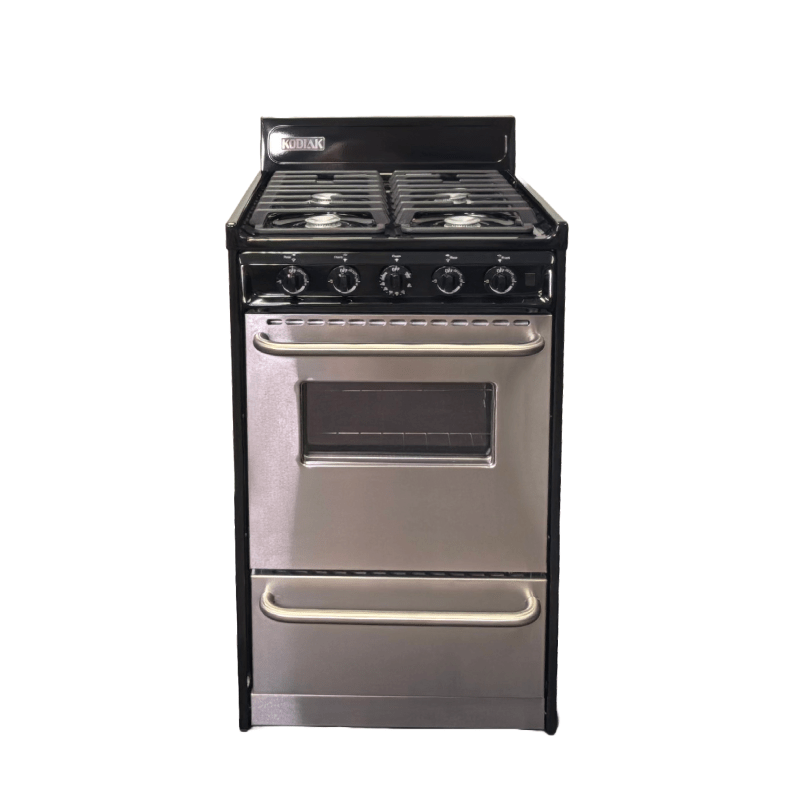 Kodiak Propane Range /Stove Kodiak 20" Propane Range (Stainless Steel) - Battery Ignition with Cast Iron Grates