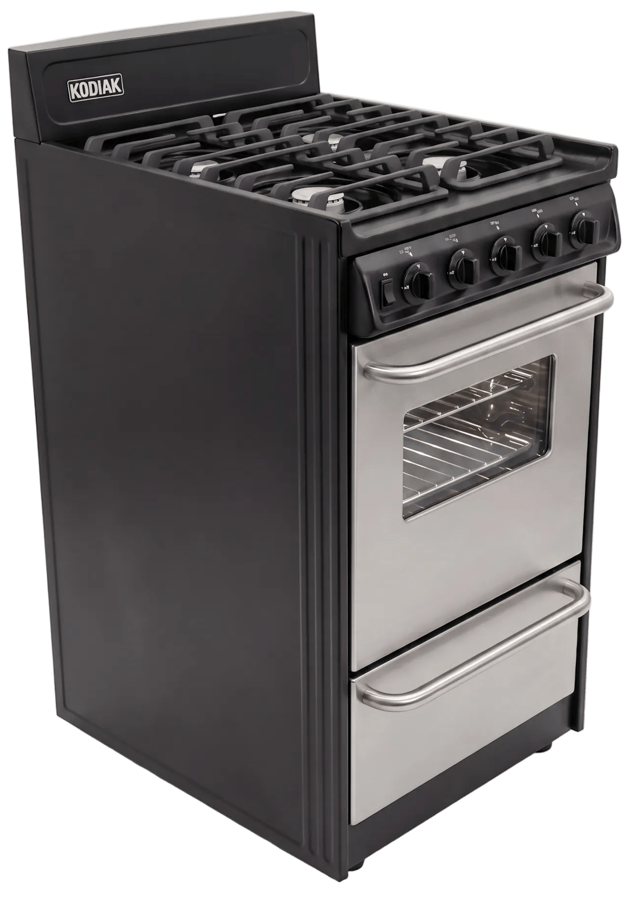 Kodiak Propane Range /Stove Kodiak 20" Propane Range (Stainless Steel) - Battery Ignition with Cast Iron Grates