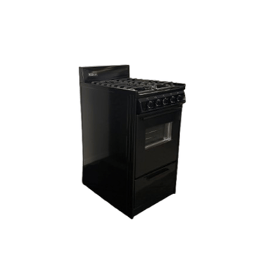 Kodiak Propane Range /Stove Kodiak 24" Propane Range (Black) - Battery Ignition with Cast Iron Grates