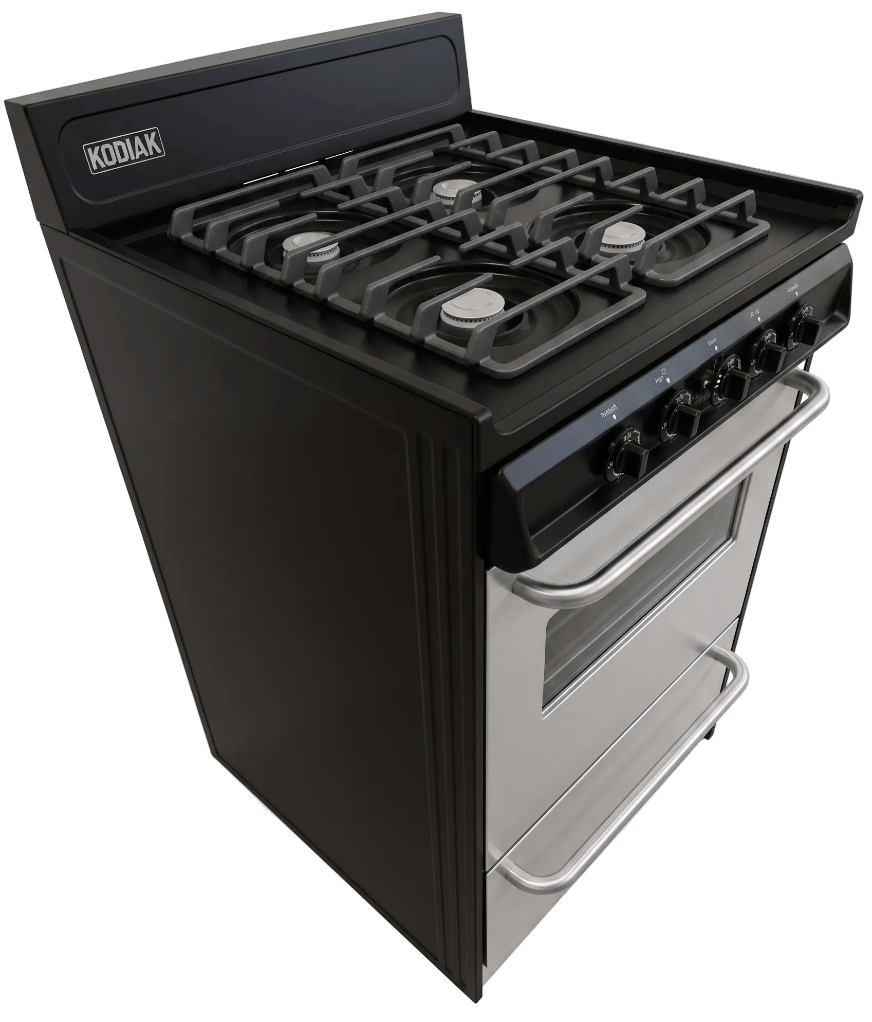 Kodiak Propane Range /Stove Kodiak 24" Propane Range (Stainless Steel) - Battery Ignition with Cast Iron Grates