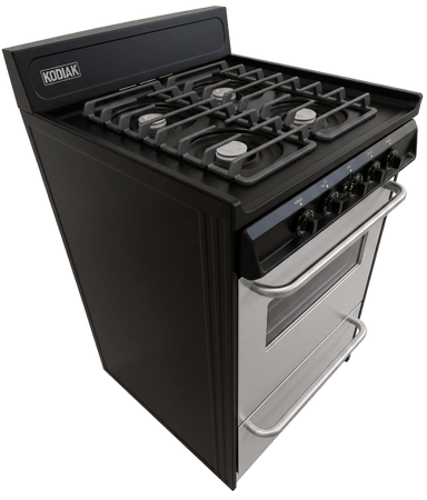 Kodiak Propane Range /Stove Kodiak 24" Propane Range (Stainless Steel) - Battery Ignition with Cast Iron Grates