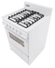 Kodiak Propane Range /Stove Kodiak 24" Propane Range (White) - Battery Ignition with Cast Iron Grates