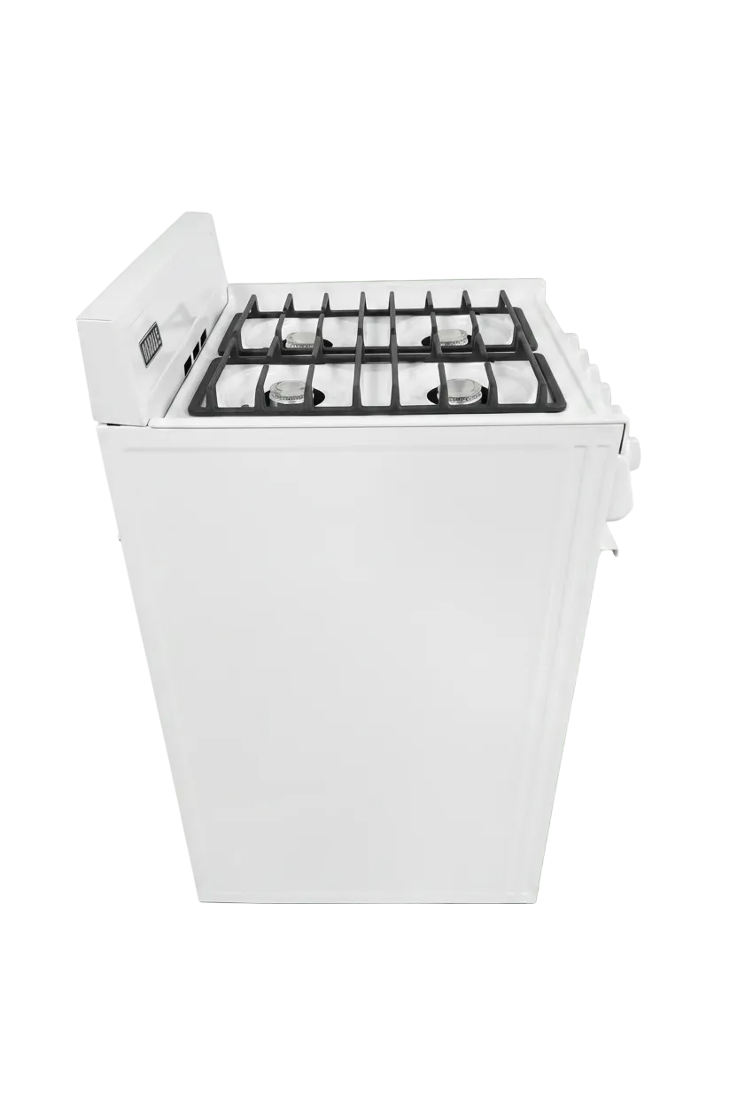 Kodiak Propane Range /Stove Kodiak 24" Propane Range (White) - Battery Ignition with Cast Iron Grates