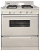 Kodiak Propane Range /Stove Kodiak 30" Propane Range (White) - Battery Ignition with Cast Iron Grates