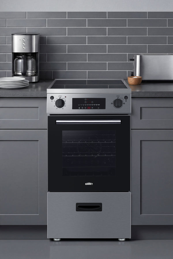 Summit REN20SS4 20" Wide Induction Range