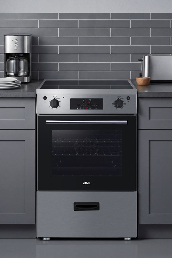 Summit REN24SS7 24" Wide Induction Range