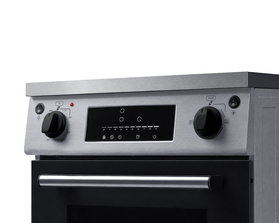 Summit REN20SS4 20" Wide Induction Range
