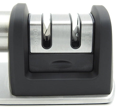 LAVEUX Home Essentials LAVEUX Professional Knife Sharpener Stainless Steel with Tungsten and Ceramic Coarse and Fine Honing. Revive Even the Dullest Knives Quickly and Easily. For All Straight Steel and Serrated Blades FREE SHIPPING!