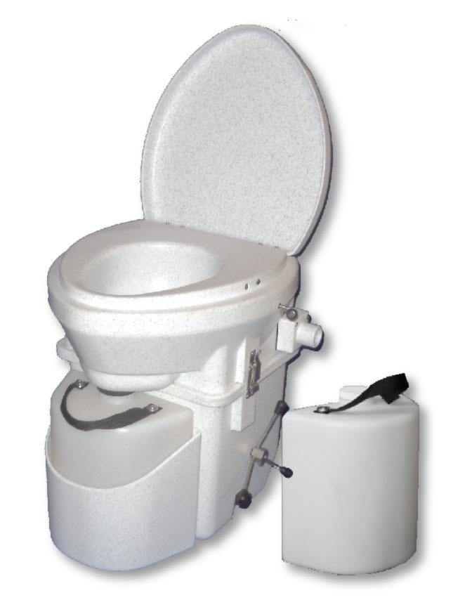 Nature's Head Composting Toilets and Supplies Nature's Head Composting Toilet with Spider Handle and Extra Liquids Bottle - Free Shipping  to lower 48 States