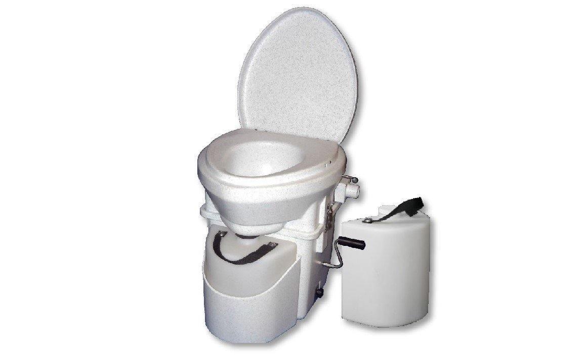 Nature's Head Composting Toilets and Supplies Nature's Head Composting Toilet with Standard Handle and Extra Liquids Bottle - Free Shipping  to lower 48 States