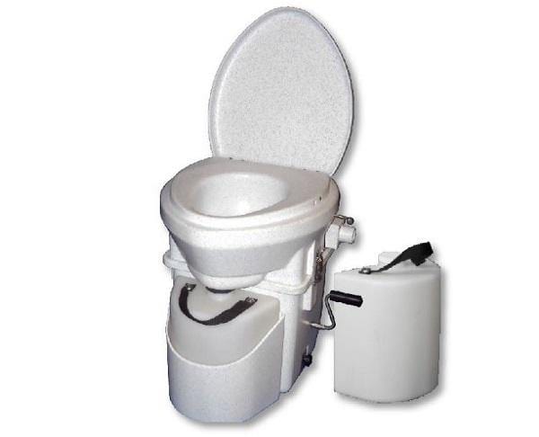 Nature&#39;s Head Composting Toilets and Supplies Nature&#39;s Head Composting Toilet with Standard Handle and Extra Liquids Bottle - Free Shipping  to lower 48 States