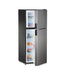 NTP RV Refrigerator Dometic DMC4081 8 cu ft DC Refrigerator/Freezer in Black & Gray - Right Hinge