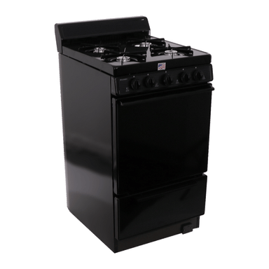 Premier Natural Gas Range/Stove Premier BAK100BP 20" Battery Ignition Gas Range Black