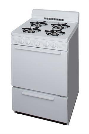 Premier Natural Gas Range/Stove Premier BCK100OP 24" White Battery Ignition Gas Range CALL FOR AVAILABILITY