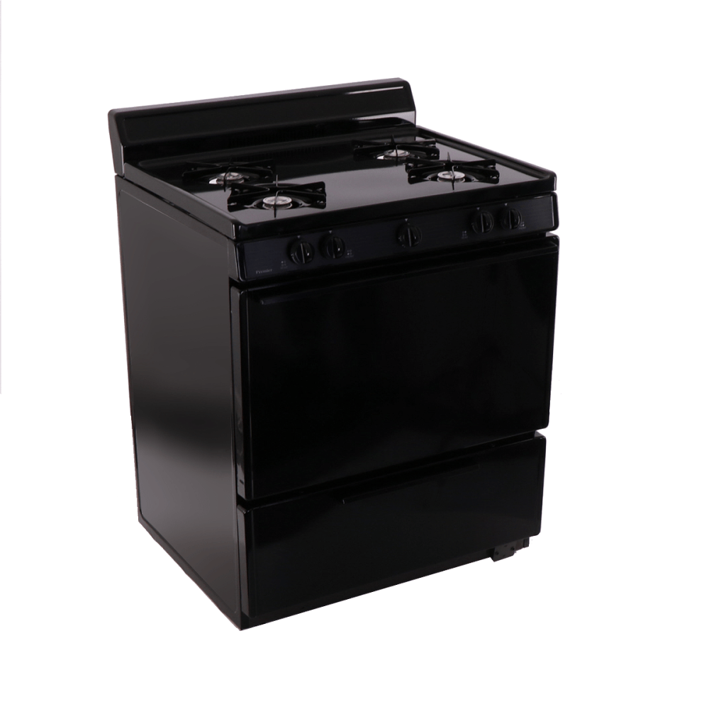 Premier Natural Gas Range/Stove Premier BFK100BP 30" Battery Ignition Black Range