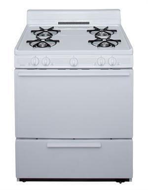 Premier Natural Gas Range/Stove Premier BFK100OP 30&quot; Battery Ignition Gas Range White CALL FOR AVAILABILITY