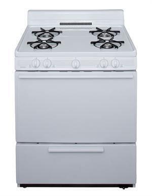 Premier Natural Gas Range/Stove Premier BFK100OP 30" Battery Ignition Gas Range White CALL FOR AVAILABILITY