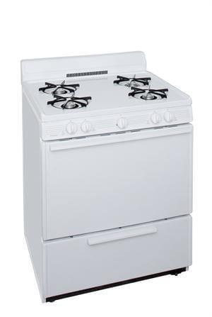 Premier Natural Gas Range/Stove Premier BFK100OP 30&quot; Battery Ignition Gas Range White CALL FOR AVAILABILITY