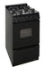 Premier Natural Gas Range/Stove Premier BHK5X0BP 20" Battery Ignition Gas Range with Sealed Burners Black CALL FOR AVAILABILITY
