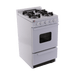 Premier Natural Gas Range/Stove Premier BHK5X0OP 20" Battery Ignition Gas Range with Sealed Burners White