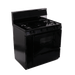 Premier Natural Gas Range/Stove Premier BLK5S9BP 36" Battery Ignition Gas Range 5 Burners Black on Black