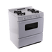 Premier Natural Gas Range/Stove Premier BMK5X0OP 30" Battery Ignition Gas Range Sealed Burners White
