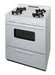 Premier Natural Gas Range/Stove Premier BMK5X0OP 30" Battery Ignition Gas Range with 4 Sealed Variable Burners White on White CALL FOR AVAILABILITY