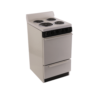 Premier Electric Range/Stove Premier EAK100TP 20" Electric Range Biscuit with Black Trim