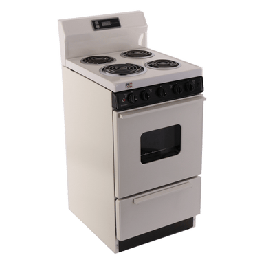 Premier Electric Range/Stove Premier EAK220TP 20" Electric Range Biscuit with Black Trim