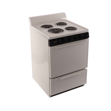 Premier Electric Range/Stove Premier ECK100TP 24" Electric Range Biscuit with Black Trim