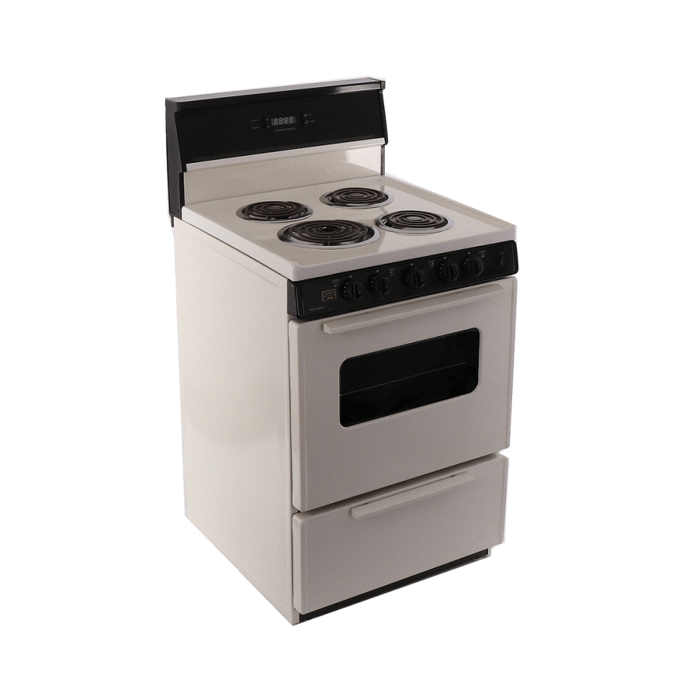 Premier Electric Range/Stove Premier ECK240TP 24" Electric Range Biscuit with Black Trim