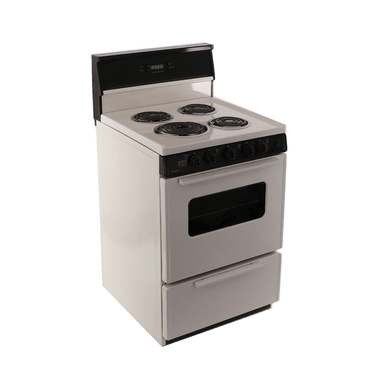 Premier Electric Range/Stove Premier ECK240TP 24" Electric Range Biscuit with Black Trim