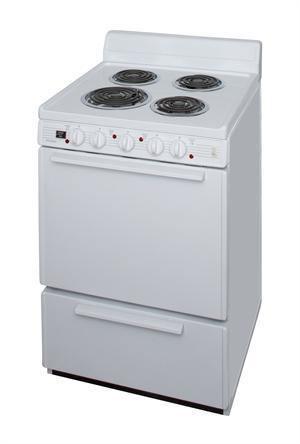 Premier Electric Range/Stove Premier ECKL0HOP 24&quot; Electric Range White on White