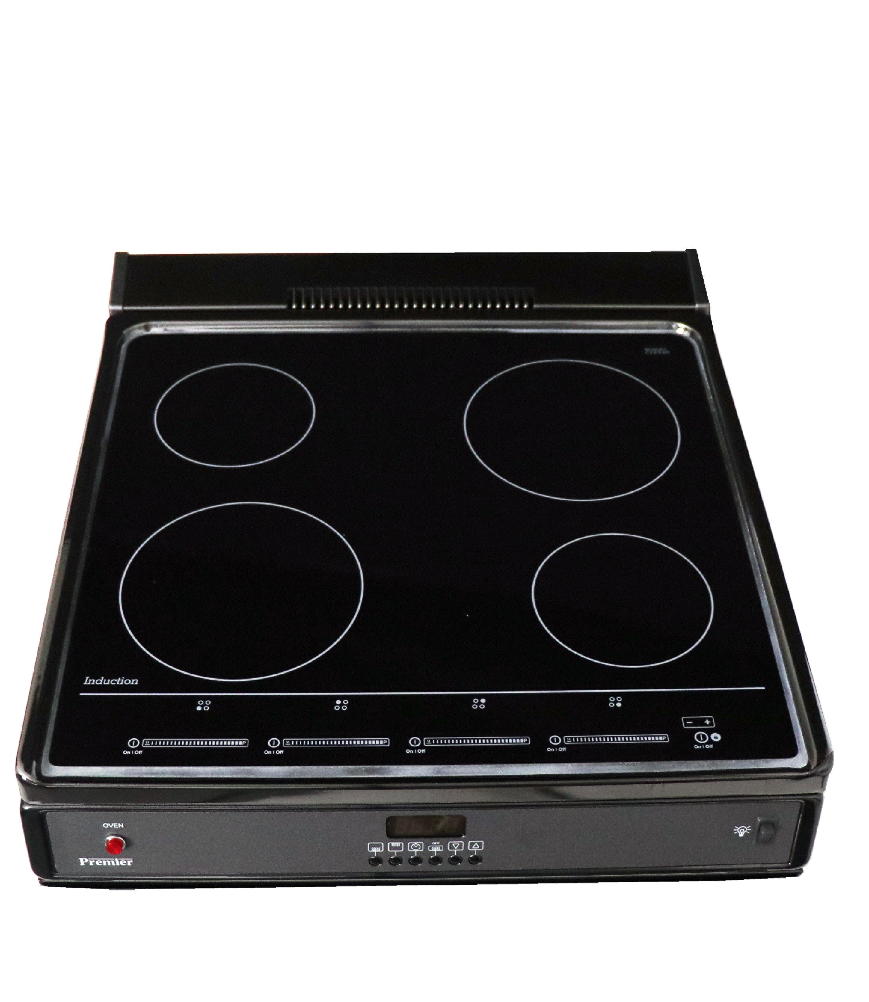 Premier Induction Range Premier ECN7XOBPX1 24" Induction Range Black with Stainless Steel