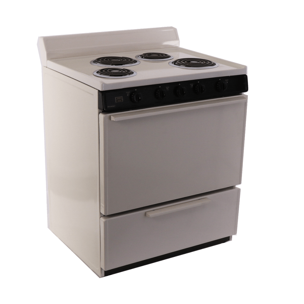 Premier Electric Range/Stove Premier EDK100TP 30" Electric Range Biscuit with Black Trim