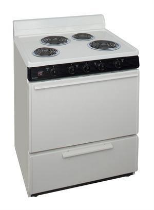Premier Electric Range/Stove Premier EDK100TP 30" Electric Range Biscuit with Black Trim