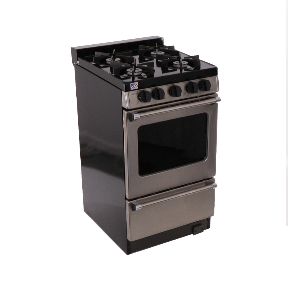 Premier Natural Gas Range/Stove Premier Pro Series P20B3102PS 20" Stainless Range with Battery Ignition