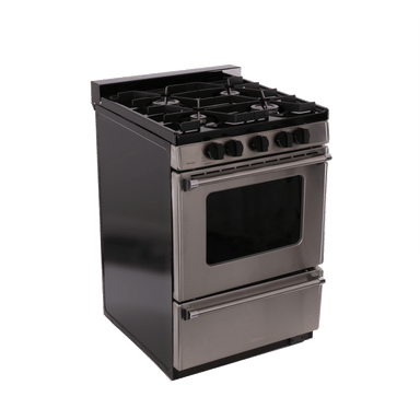 Premier Natural Gas Range/Stove Premier Pro Series P24B3102PS 24" Stainless Range with Battery Ignition