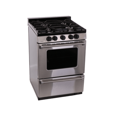 Premier Natural Gas Range/Stove Premier Pro Series P24S3102PS 24" Stainless Range with Electronic Ignition