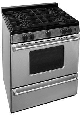 Premier Natural Gas Range/Stove Premier Pro Series P30B3102PS 30" Stainless Range with Battery Ignition CALL FOR AVAILABILITY