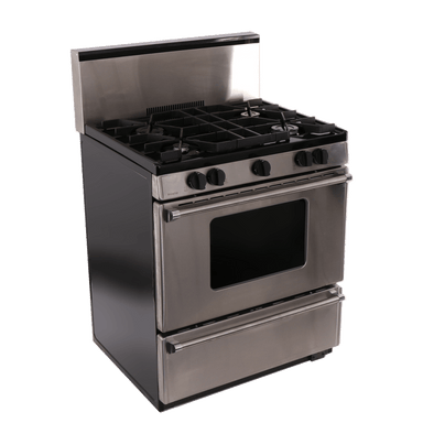 Premier Natural Gas Range/Stove Premier Pro Series P30B3202PS 30" Stainless Range with Battery Ignition